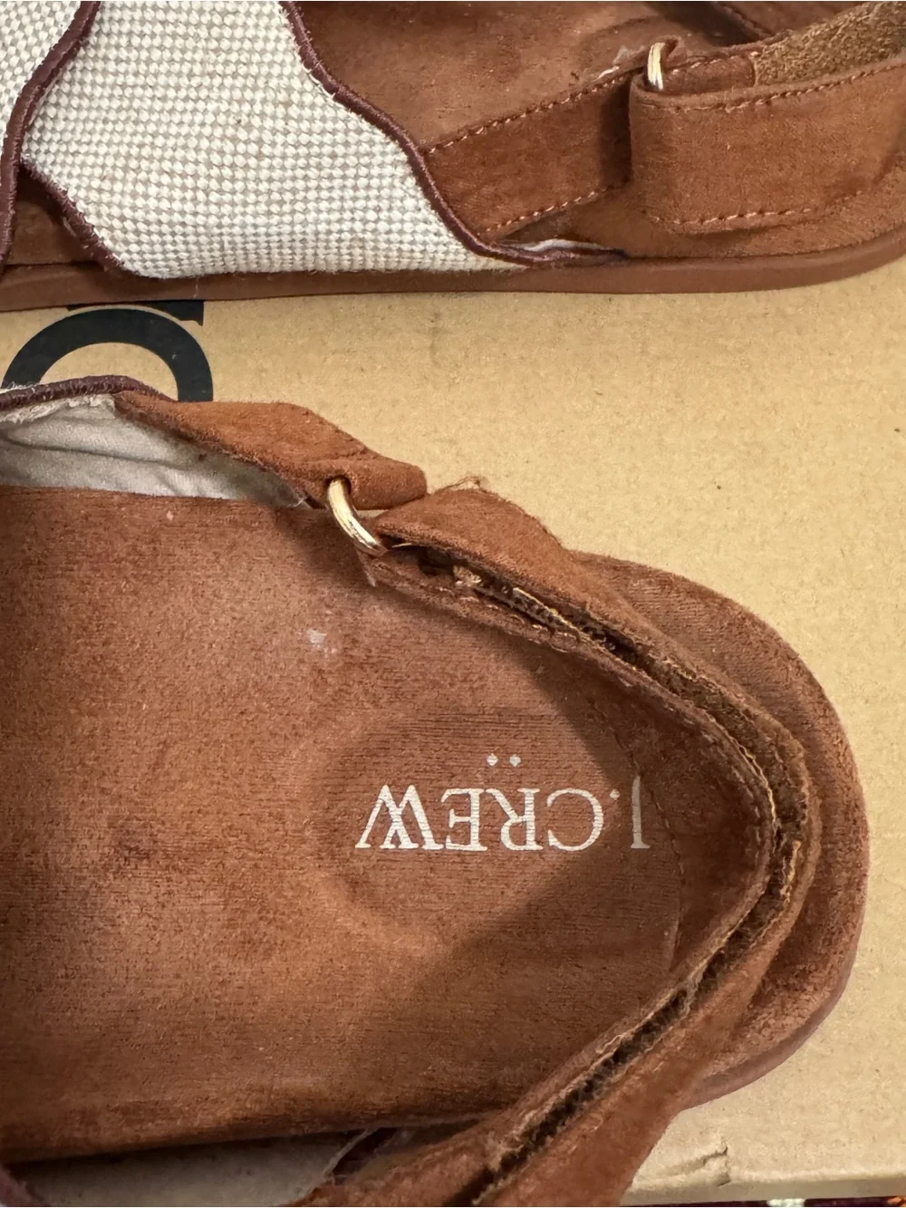 J. Crew many front brown